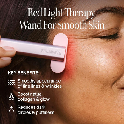 Claréa Anti-Aging Red Light Therapy Wand – 4-in-1 Anti-Aging Device for Face & Neck